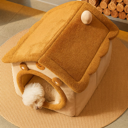 Casetta pelosa™ - Rifugio Morbido per Cani e Gatti di Piccola Taglia